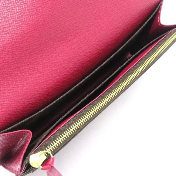LOUIS VUITTON Portefeuille Emilie (New Model) Fuchsia Monogram 496-080225 - Picture 9 of 12